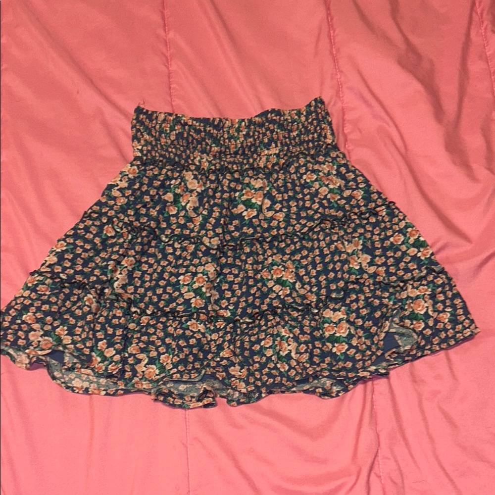 Floral Print Women's Skirt